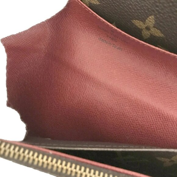 570236BP (L4) Louis Vuitton Wallet Long Brown Monogram - Picture 7 of 9